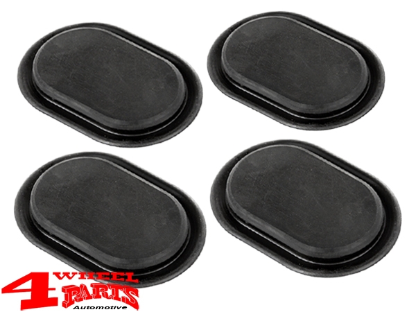 Drain Rubber Plug Set 4-pieces for Floor Pan Wrangler JK year 07-13