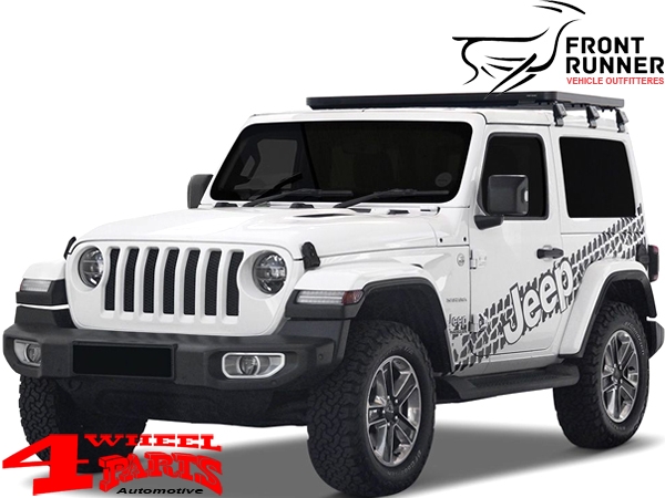 Overhead Roof Rack Slimline II Half-Size Wrangler JL 18-24 2-doors Hardtop