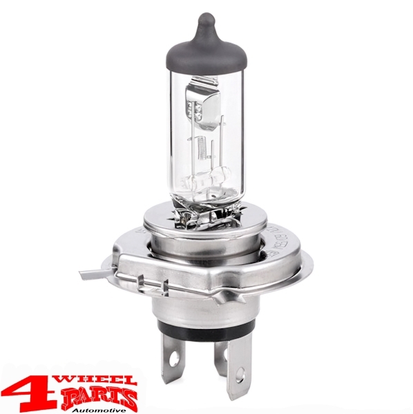 Headlight Bulb H4 55/60 Watt CJ + Wrangler YJ TJ + XJ ZJ 72-06