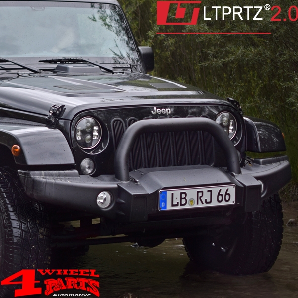 LED Scheinwerfer Black von LTPRTZ Jeep CJ + Wrangler TJ JK 55-18