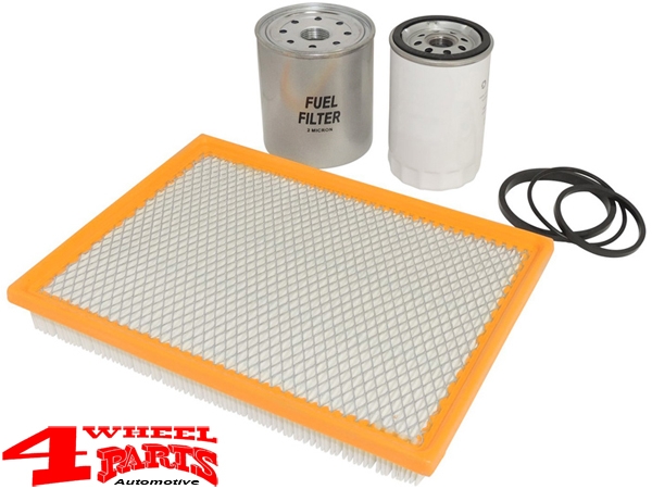 Inspektions Filter Set Cherokee KJ Bj. 02-04 mit 2,5 + 2,8 L CRD