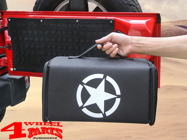 Tail Door Storage Bag with Camping Mat Wrangler JK JL year 07-24