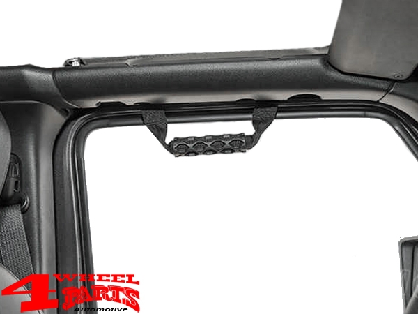 Grab Handles Pair Black 4WP Sport Bar Front Wrangler JL JT 18-24