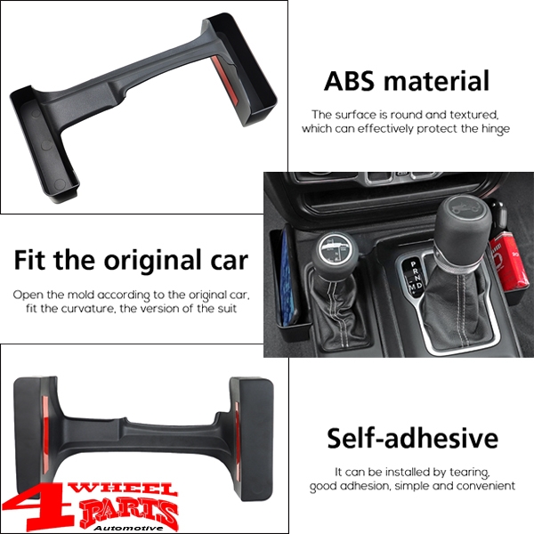 Ablagefach an der Automatik Schaltkulisse Wrangler JL JT 18-24
