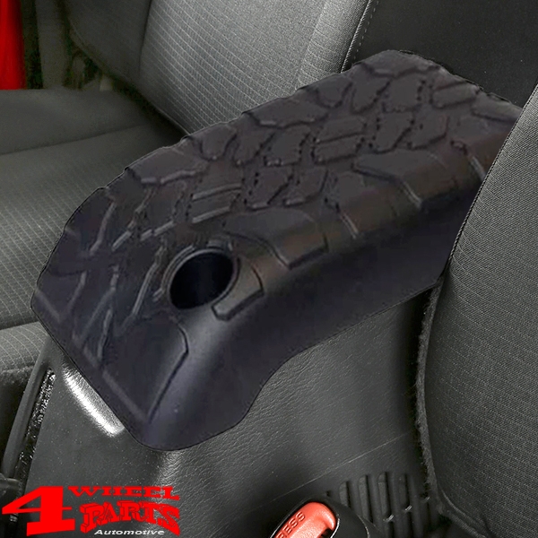 Arm Rest Pad Cover Rubber Black Wrangler TJ year 01-06