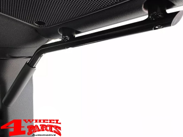 Haltegriffe Paar vorne und hinten aus hochfestem Stahl schwarz Jeep  Wrangler JK + Unlimited Bj. 07-18 2- oder 4-Türer