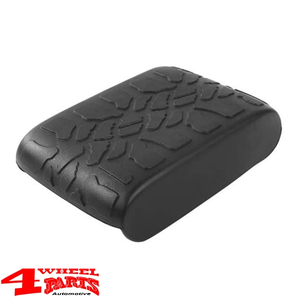 Arm Rest Pad Cover Rubber Black Wrangler JK year 07-10