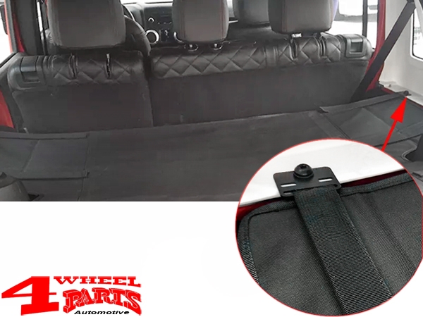 Luggage Trunk Deck Cover Wrangler JK year 07-18 4-doors