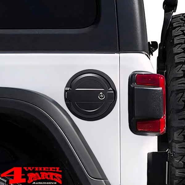Gas Hatch Cover Locking Black Wrangler JL year 18-24