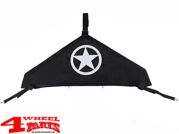 Hood Bra Cover mit Star Jeep Wrangler TJ year 97-06