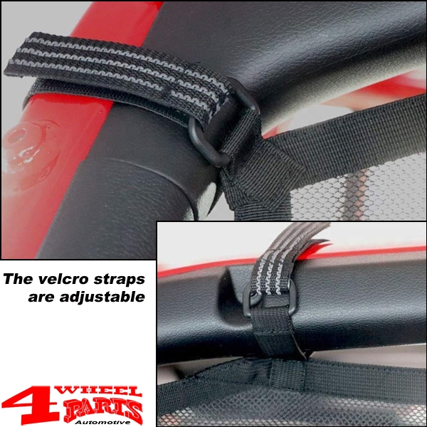 Cargo Net behind the Rear Seats Wrangler JK JL 07-24 4-doors