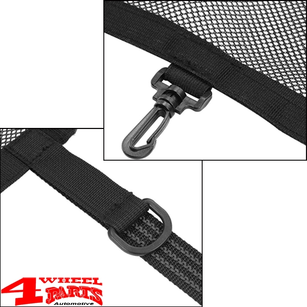 Cargo Net behind the Rear Seats Wrangler JK JL 07-24 4-doors