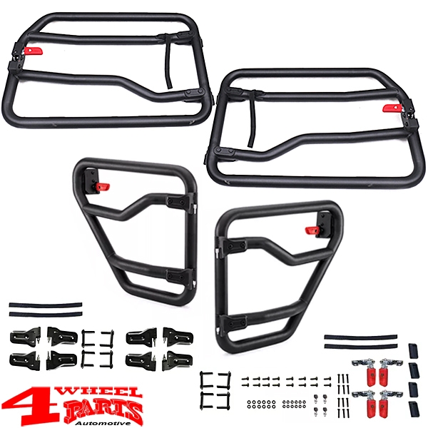 Element Doors Front + Rear Matte Wrangler JL JT year 18-24 4-doors