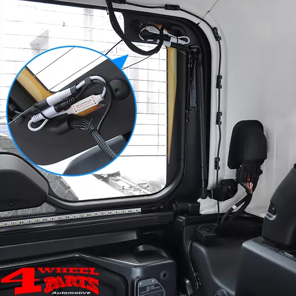 Hardtop LED Heckscheiben Beleuchtung Wrangler YJ TJ JK JL 87-24