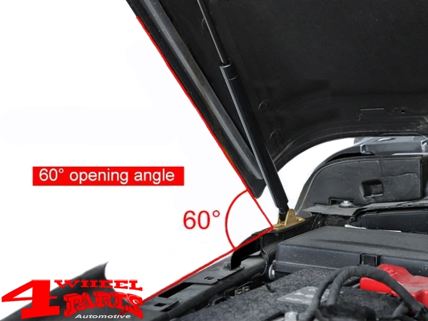 Hood Lift Kit Hood Damper for Wrangler JL JT year 18-24