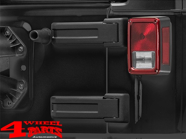 Tailgate Hinge Cover Set 4-piece Wrangler JK year 07-18