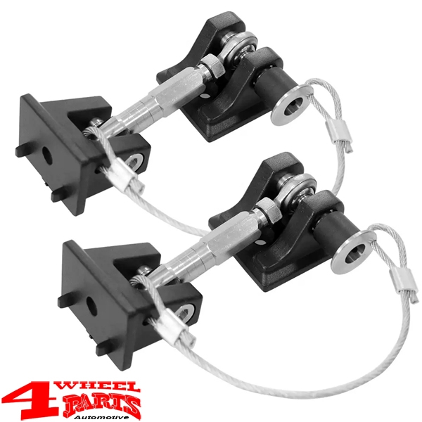 Hood Catch Set Aluminum Locking Racing-Style JL JT 18-24