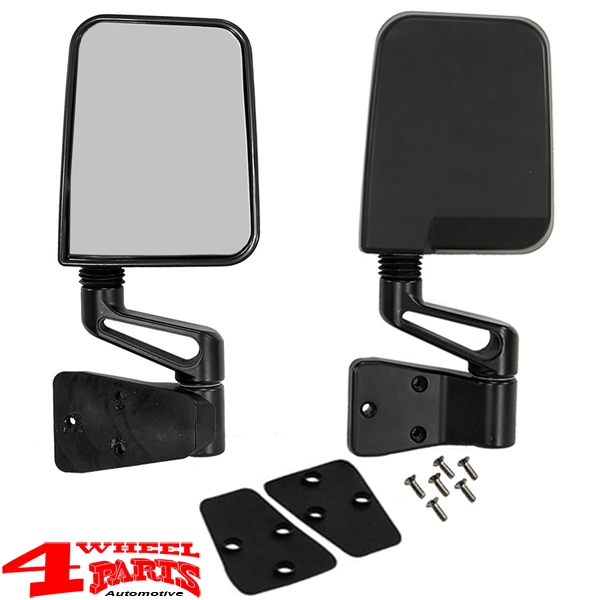 Mirror Set Door Black Wrangler YJ TJ year 87-02