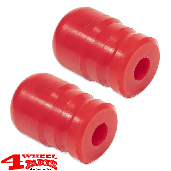 Bump Stops Front Axle PU Red Wrangler JK year 07-18