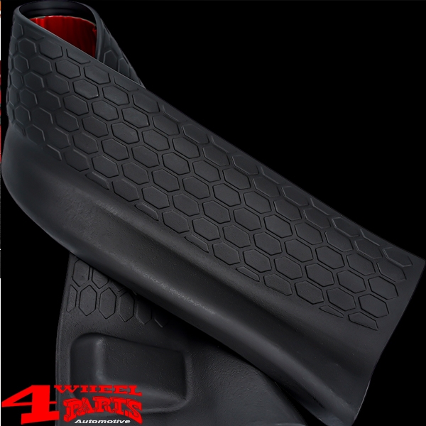 Entry Guard Set 4 pce. Black Rubber JL JT 18-24 4-doors