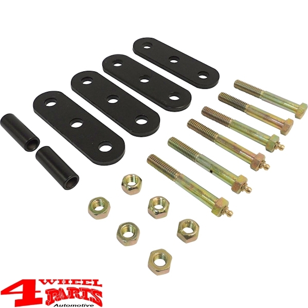 Leaf Spring Shackle Kit greasable +3/4" Lift CJ year 55-75