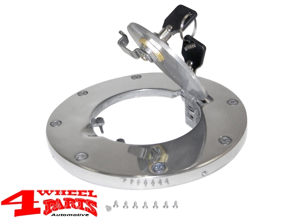 Tankklappe abschließbar Aluminium Wrangler JK Bj. 07-18