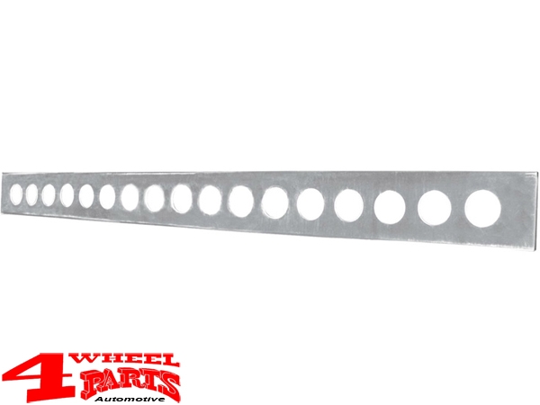 Front Bumper with Holes Stainless Steel Jeep CJ year 55-86