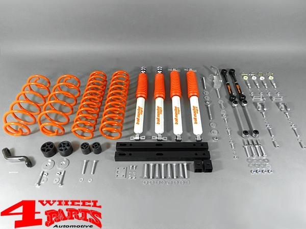 Kit de elevación del sistema de suspensión de Trailmaster con TÜV 0mm Lift Jeep Wrangler TJ año yj 6 inch lift kit Kit de elevación del sistema de suspensión de Trailmaster con TÜV 0mm Lift Jeep Wrangler TJ año