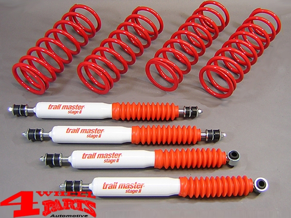 Fahrwerk Trailmaster mit TÜV +50mm Discovery I Bj. 90-98 + Range Rover Classic Bj. 70-94 + Defender 90 Bj. 84-