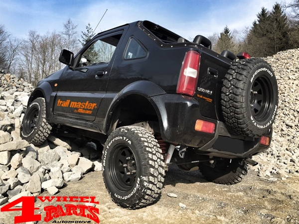 Fahrwerk Trailmaster mit TÜV +50mm Comfort Jimny FJ Bj. 98-18 Benziner mit ABS