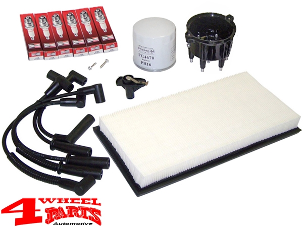 Tune Up Kit Jeep Cherokee XJ year 1999 4,0 L 6 Cyl.