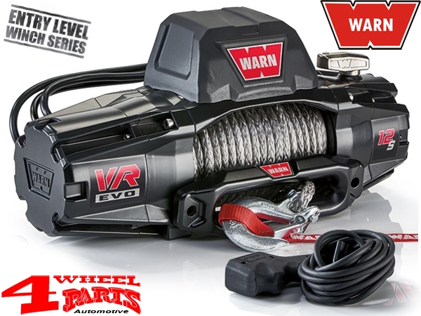 Seilwinde WARN EVO 12-S 5443kg 12V mit Synthetik Seil