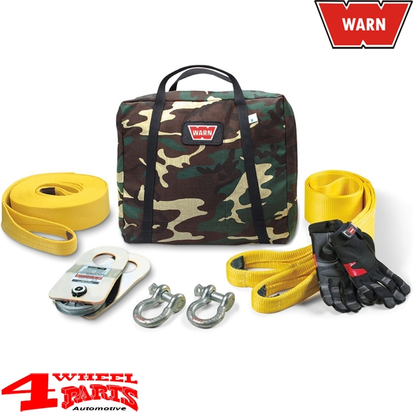 Rettungs Set und Bergegurt Set WARN inkl. 9.700 kg Bergegurt