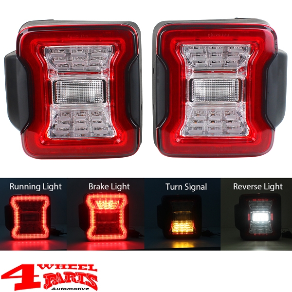 Tail Light Set LED Pair Rear EU Version Wrangler JL year 18-24