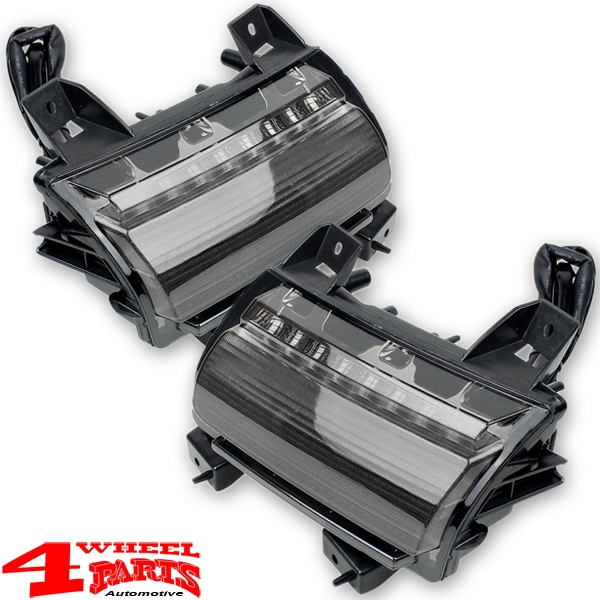 LED Turn Signal Lights Smoked Wrangler JL JT 18-24 Sport