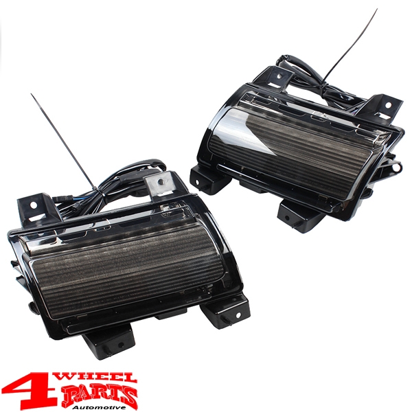 LED Turn Signal Lights Smoked Wrangler JL JT 18-24 Sport