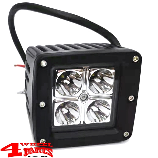 LED Headlamp Square 8x7,5cm 16 Watt