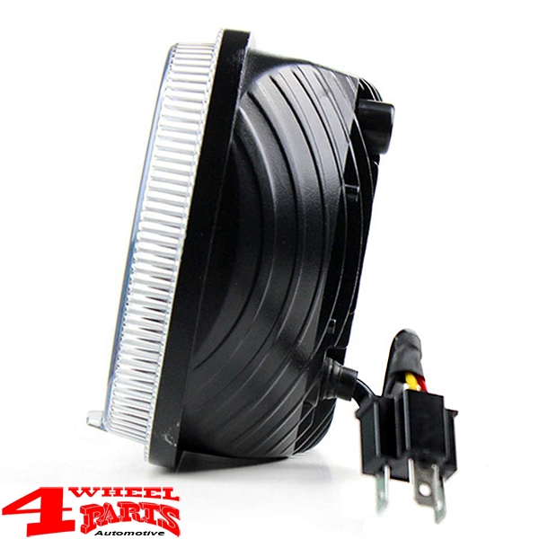 LED Scheinwerfer Paar Black Wrangler YJ 87-95 US