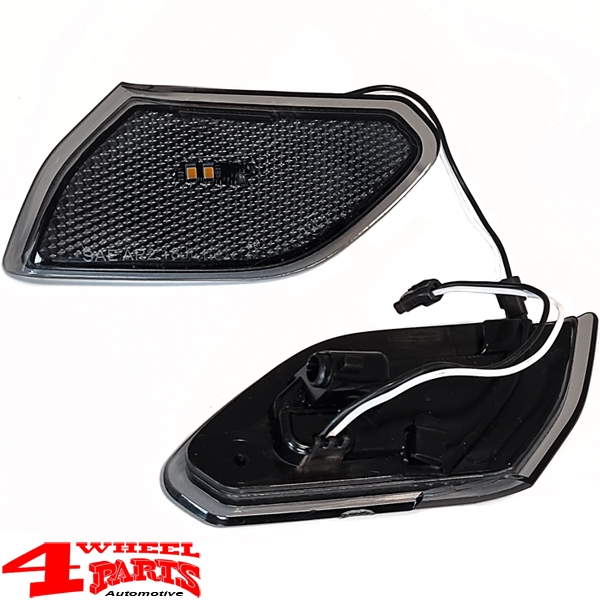 LED Positionsleuchten Smoked in Verbreiterung Wrangler JL JT 18-24