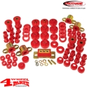 Total Body and Suspension Bushing Set PU Red CJ year 76-79