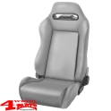 Super Sport Racing Seat Gray Vinyl CJ + Wrangler YJ TJ 76-02