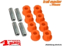 Blattfederbuchsen Set vorne oder hinten Trailmaster Landcruiser BJ40 Bj. 69-80
