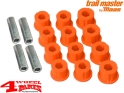 Leaf Spring Shackle Bushing Set Front PU Trailmaster Jeep CJ year 76-86