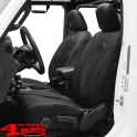 Seat Covers Pair Front Black Diamond Wrangler JL JT 18-24 4-doors