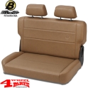 Rear Seat Bench Spice Denim incl. Head Rests CJ + Wrangler YJ year 55-95