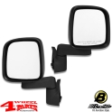 Mirror Set Door Black Bestop Wrangler TJ year 03-06