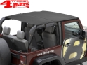 Safari Header Bikini Top Black Diamond Wrangler JK 10-18 2-Türer