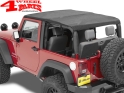 Safari Bikini Top Cable-Style Mesh Wrangler JK year 10-18 2-doors