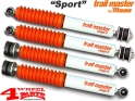 Gas Shock Set +50-60mm Lift Kit Trailmaster Mercedes G Model year 1979-
