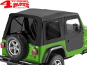 Supertop incl. 2 pce. Doors Black Denim tinted Wrangler TJ year 97-06
